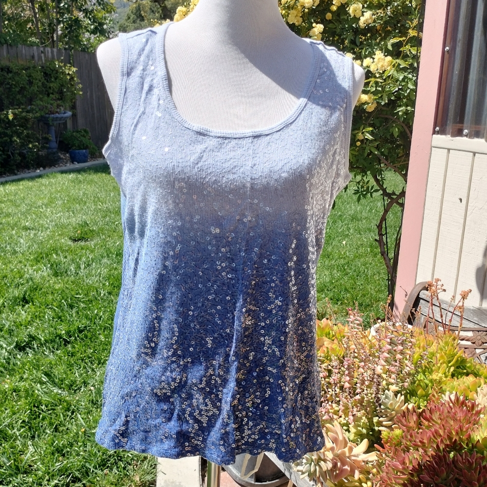 Avenue sequin tank